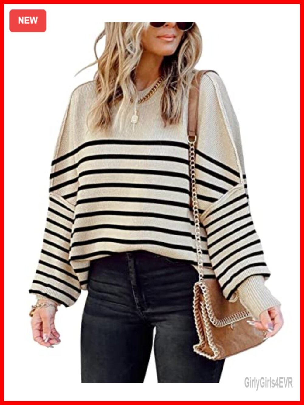 Womens Oversized Cable Knit Pullover Sweater Batwing Sleeve Loose Fit